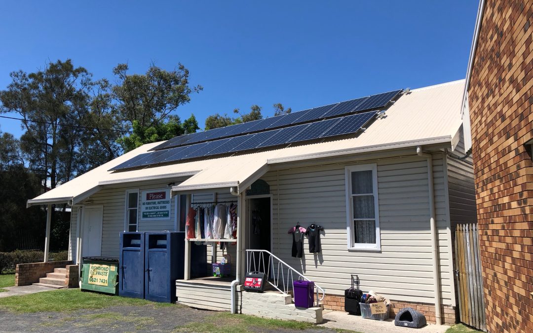 Solar powered op shop
