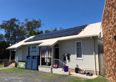 Solar powered op shop